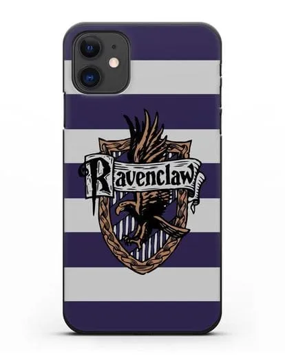 Чехол с гербом факультета Когтевран силиконовый для iPhone 11