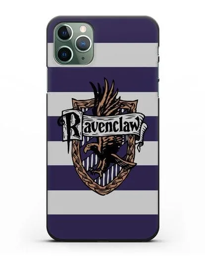 Чехол с гербом факультета Когтевран силиконовый для iPhone 11 Pro