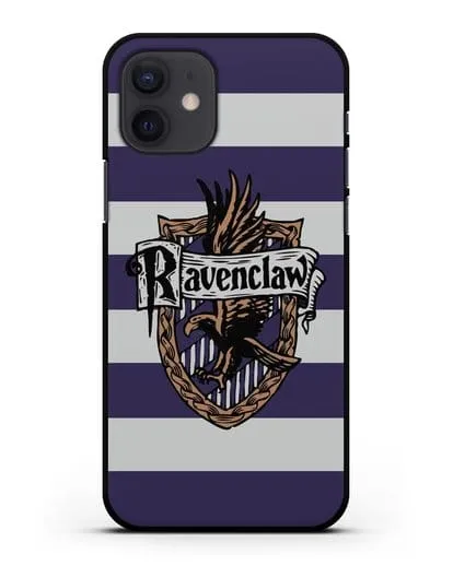 Чехол с гербом факультета Когтевран силиконовый для iPhone 12