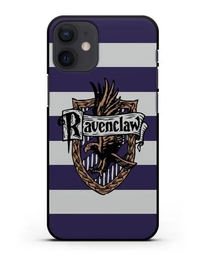 Чехол с гербом факультета Когтевран силиконовый для iPhone 12 mini