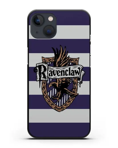 Чехол с гербом факультета Когтевран силиконовый для iPhone 13