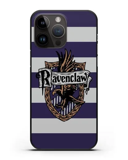 Чехол с гербом факультета Когтевран силиконовый для iPhone 14 Pro Max