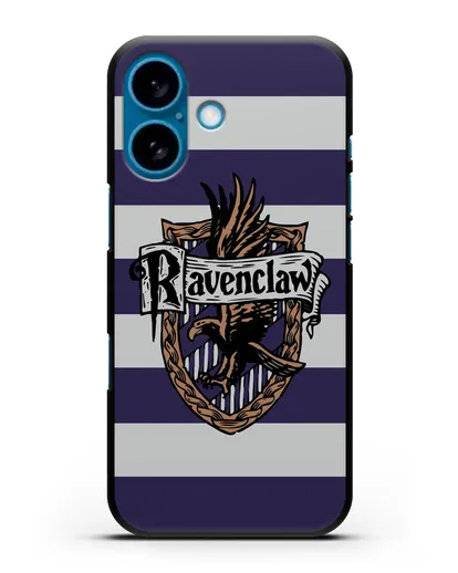 Чехол с гербом факультета Когтевран силиконовый для iPhone 16