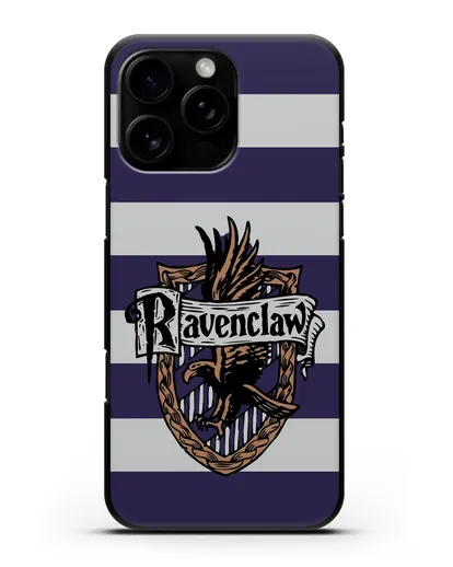 Чехол с гербом факультета Когтевран силиконовый для iPhone 16 Pro Max