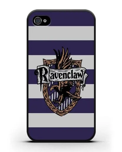 Чехол с гербом факультета Когтевран силиконовый для iPhone 4/4s