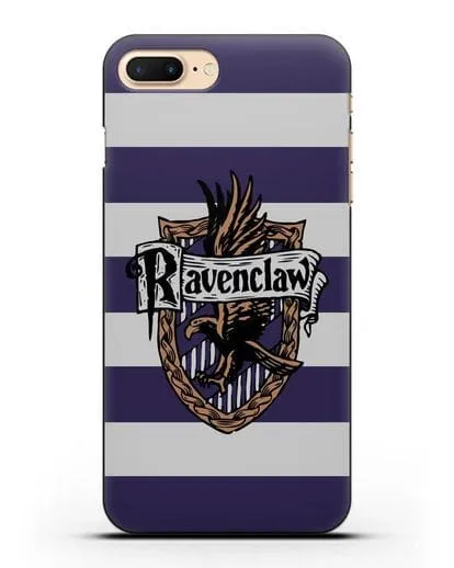 Чехол с гербом факультета Когтевран силиконовый для iPhone 7 Plus