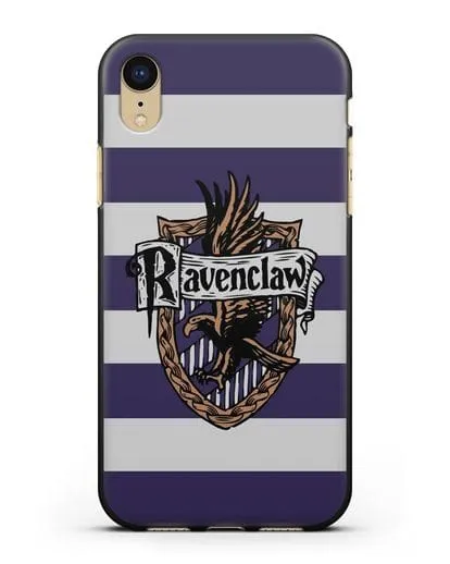 Чехол с гербом факультета Когтевран силиконовый для iPhone XR