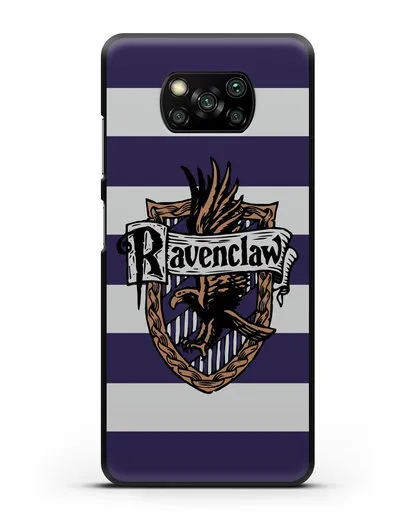 Чехол с гербом факультета Когтевран силиконовый для Xiaomi Poco X3 Pro