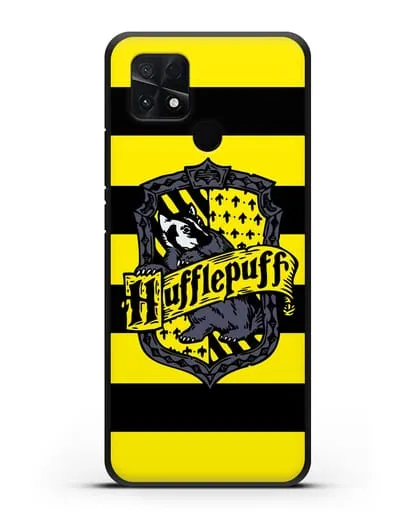 Чехол с гербом факультета Пуффендуй силиконовый для Xiaomi Poco C40