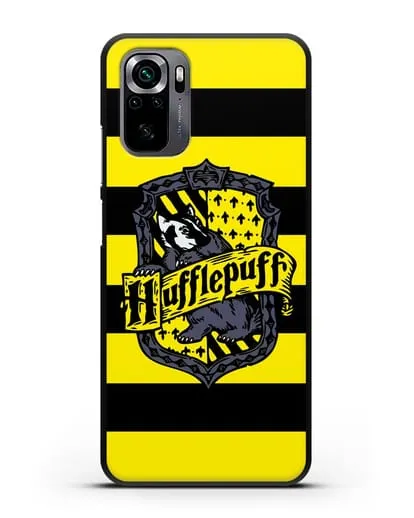 Чехол с гербом факультета Пуффендуй силиконовый для Xiaomi Poco M5s