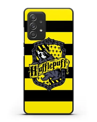 Чехол с гербом факультета Пуффендуй силиконовый для Samsung Galaxy A53