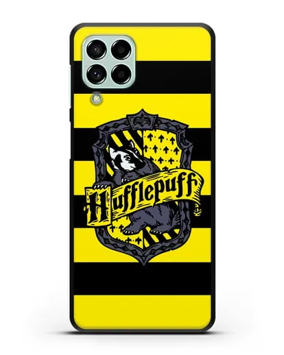 Чехол с гербом факультета Пуффендуй силиконовый для Samsung Galaxy M53 [SM-M536]