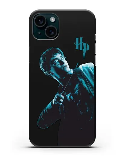 Чехол с изображением Гарри Поттера силиконовый для iPhone 15 Plus