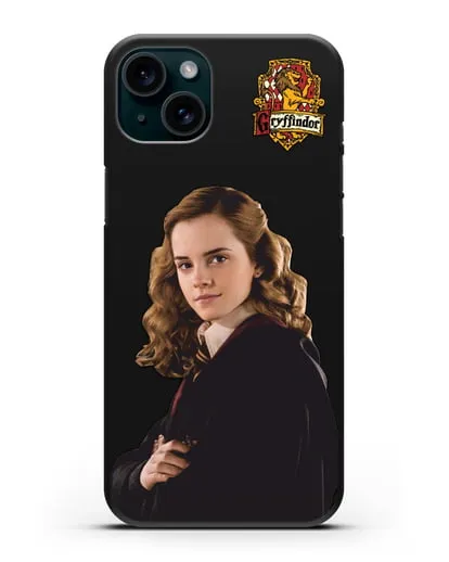 Чехол с изображением Гермионы Грейнджер силиконовый для iPhone 15 Plus