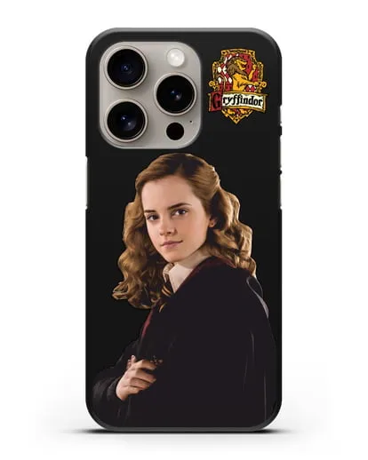 Чехол с изображением Гермионы Грейнджер силиконовый для iPhone 15 Pro