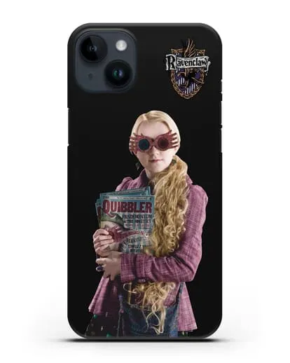 Чехол с изображением Полумны Лавгуд силиконовый для iPhone 14 Plus