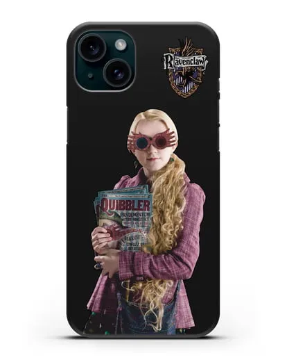 Чехол с изображением Полумны Лавгуд силиконовый для iPhone 15 Plus