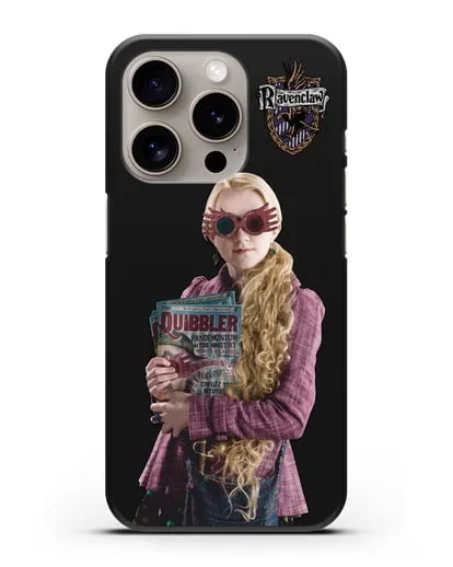 Чехол с изображением Полумны Лавгуд силиконовый для iPhone 15 Pro