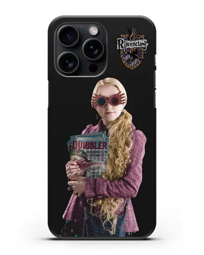 Чехол с изображением Полумны Лавгуд силиконовый для iPhone 15 Pro Max