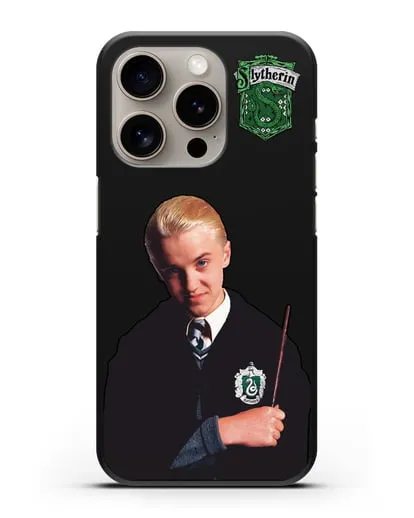 Чехол с изображением Драко Малфоя силиконовый для iPhone 15 Pro