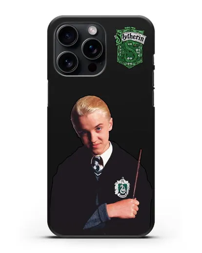 Чехол с изображением Драко Малфоя силиконовый для iPhone 15 Pro Max