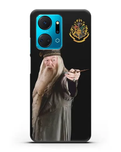 Чехол с изображением Альбуса Дамблдора силиконовый для Honor X7a Plus