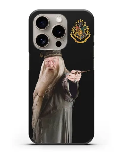 Чехол с изображением Альбуса Дамблдора силиконовый для iPhone 15 Pro