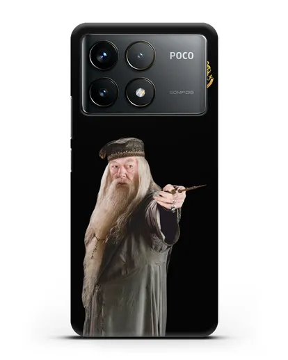 Чехол с изображением Альбуса Дамблдора силиконовый для Xiaomi Poco F6 Pro
