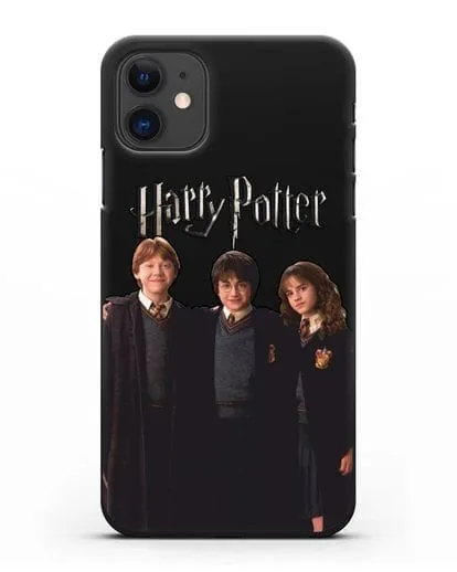 Чехол с изображением Гарри Поттера, Рона Узли и Гермионы Грейнджер силиконовый для iPhone 11