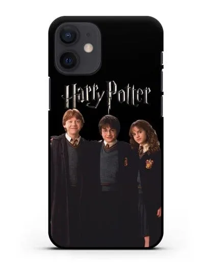 Чехол с изображением Гарри Поттера, Рона Узли и Гермионы Грейнджер силиконовый для iPhone 12 mini