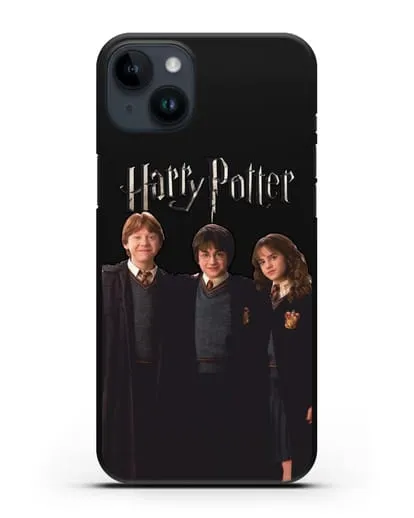 Чехол с изображением Гарри Поттера, Рона Узли и Гермионы Грейнджер силиконовый для iPhone 14 Plus
