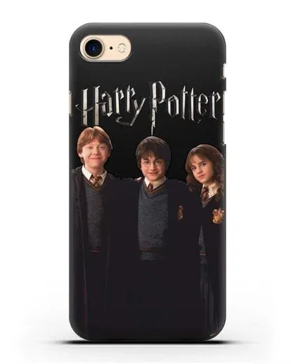 Чехол с изображением Гарри Поттера, Рона Узли и Гермионы Грейнджер силиконовый для iPhone 7