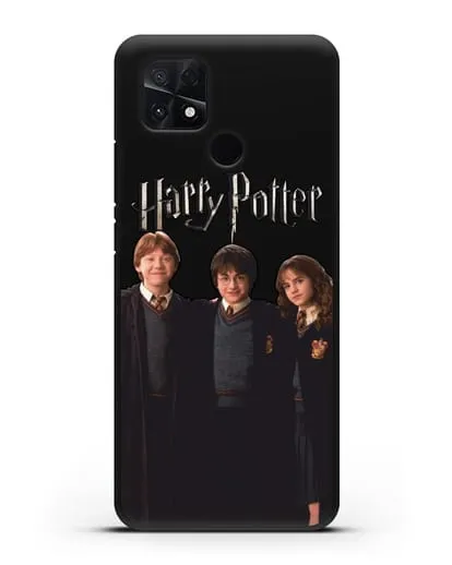 Чехол с изображением Гарри Поттера, Рона Узли и Гермионы Грейнджер силиконовый для Xiaomi Poco C40