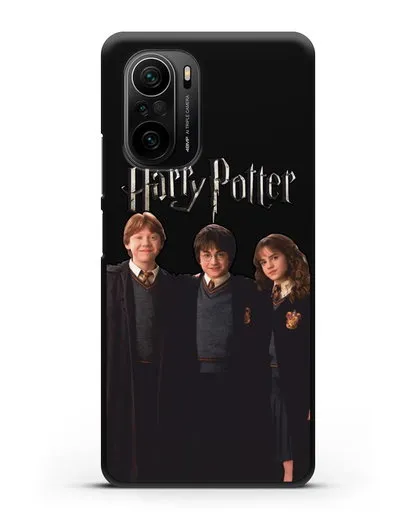 Чехол с изображением Гарри Поттера, Рона Узли и Гермионы Грейнджер силиконовый для Xiaomi Poco F3