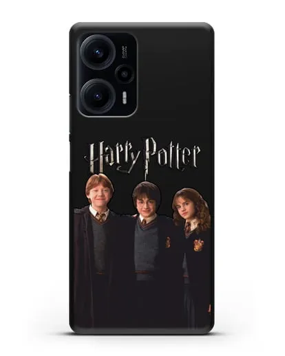 Чехол с изображением Гарри Поттера, Рона Узли и Гермионы Грейнджер силиконовый для Xiaomi Poco F5