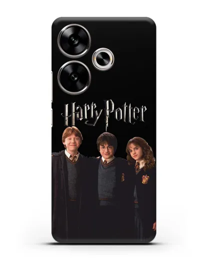 Чехол с изображением Гарри Поттера, Рона Узли и Гермионы Грейнджер силиконовый для Xiaomi Poco F6