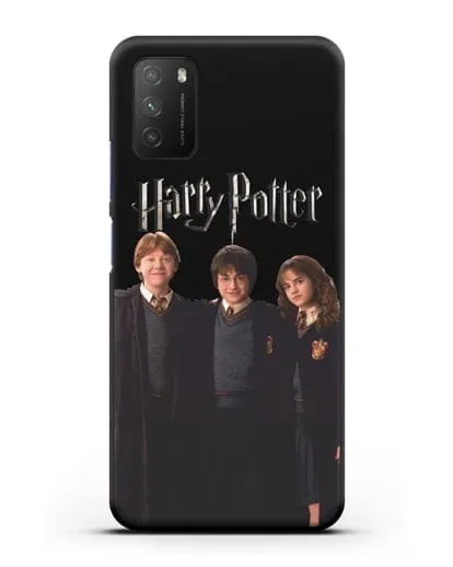 Чехол с изображением Гарри Поттера, Рона Узли и Гермионы Грейнджер силиконовый для Xiaomi Poco M3