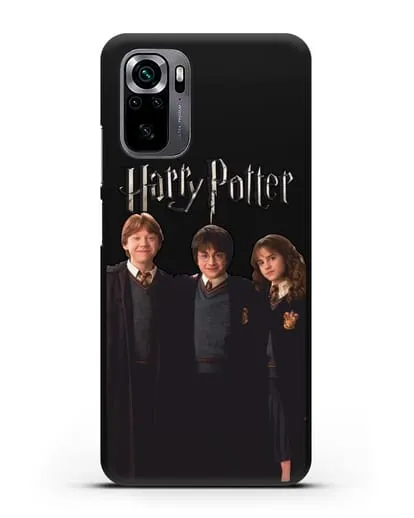 Чехол с изображением Гарри Поттера, Рона Узли и Гермионы Грейнджер силиконовый для Xiaomi Poco M5s