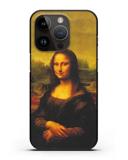 Чехол Мона Лиза Джоконда (Леонардо да Винчи) силиконовый для iPhone 14 Pro