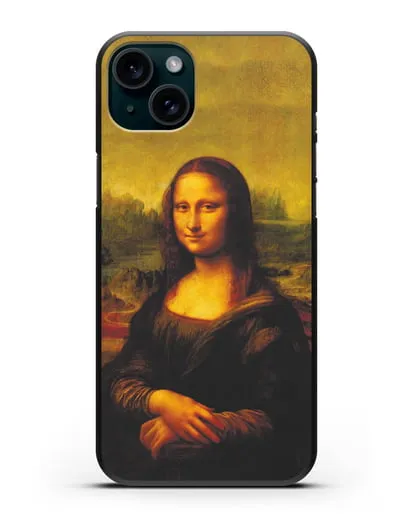 Чехол Мона Лиза Джоконда (Леонардо да Винчи) силиконовый для iPhone 15 Plus