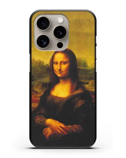 Чехол Мона Лиза Джоконда (Леонардо да Винчи) силиконовый для iPhone 15 Pro