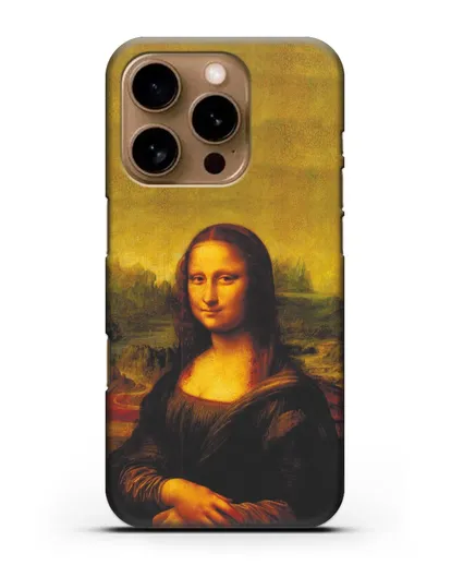 Чехол Мона Лиза Джоконда (Леонардо да Винчи) силиконовый для iPhone 16 Pro