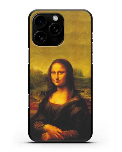 Чехол Мона Лиза Джоконда (Леонардо да Винчи) силиконовый для iPhone 16 Pro Max