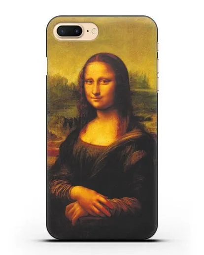 Чехол Мона Лиза Джоконда (Леонардо да Винчи) силиконовый для iPhone 7 Plus