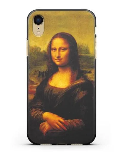 Чехол Мона Лиза Джоконда (Леонардо да Винчи) силиконовый для iPhone XR
