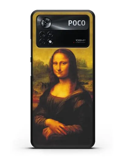 Чехол Мона Лиза Джоконда (Леонардо да Винчи) силиконовый для Xiaomi Poco X4 Pro