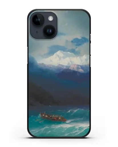 Чехол Бурное море (Айвазовский) силиконовый для iPhone 14