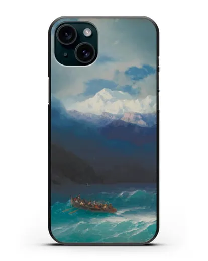 Чехол Бурное море (Айвазовский) силиконовый для iPhone 15 Plus