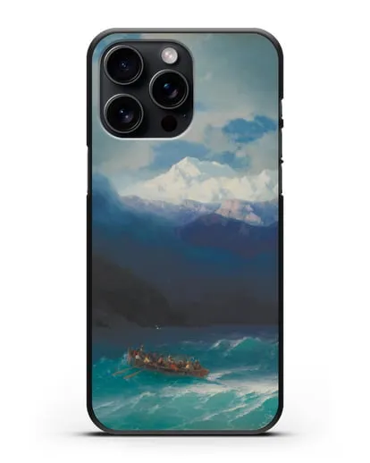 Чехол Бурное море (Айвазовский) силиконовый для iPhone 15 Pro Max