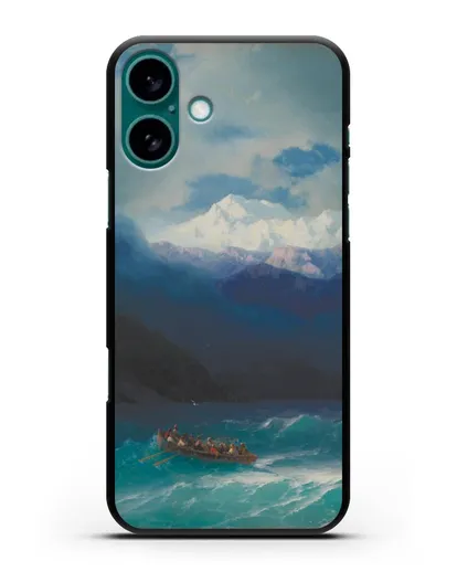 Чехол Бурное море (Айвазовский) силиконовый для iPhone 16 Plus